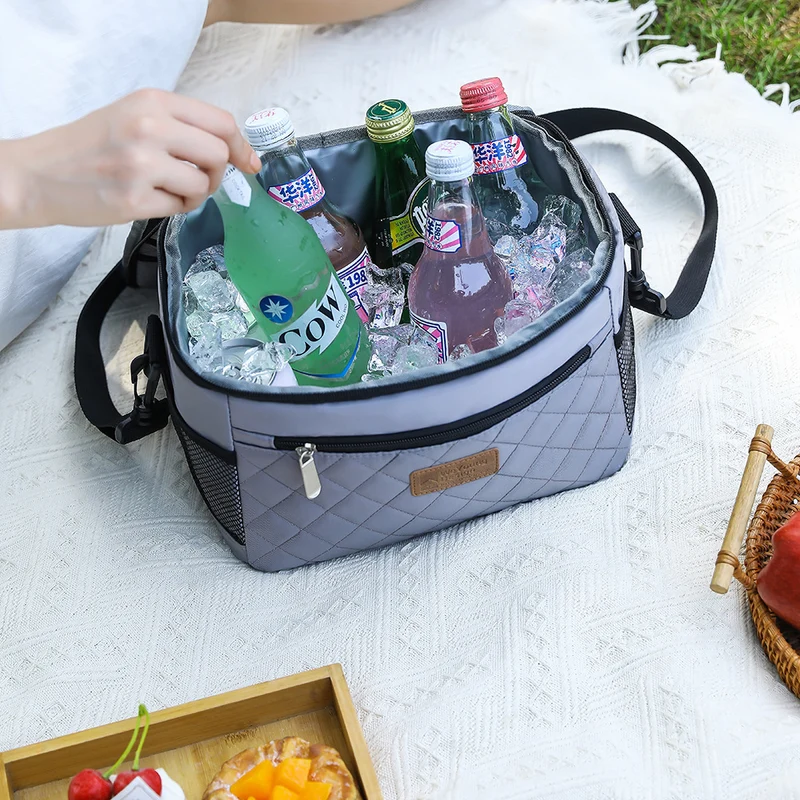Isolierte Kühltasche für Damen mit mehreren Fächern Skanto