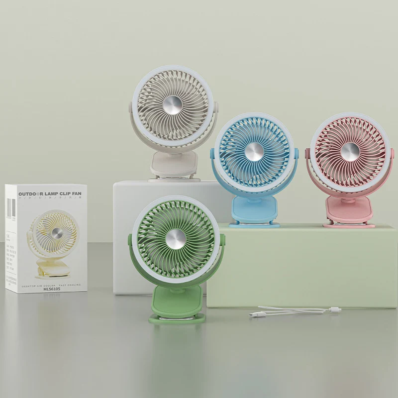 Tischventilator für Damen mit integrierter LED-Beleuchtung Skanto