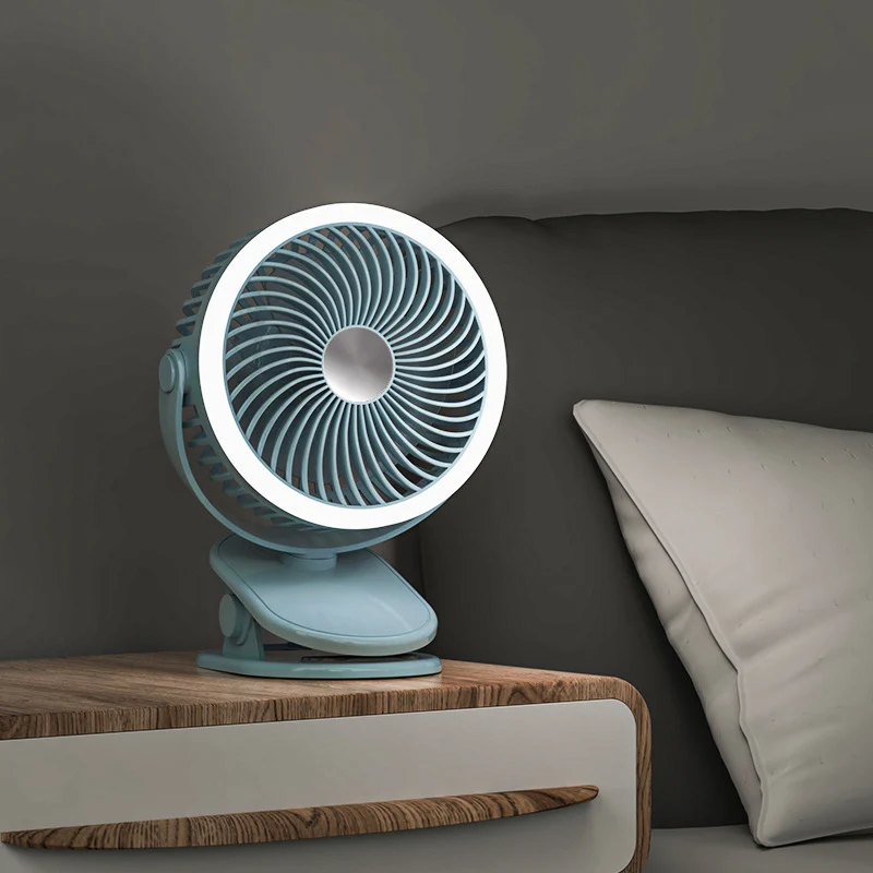 Tischventilator für Damen mit integrierter LED-Beleuchtung Skanto