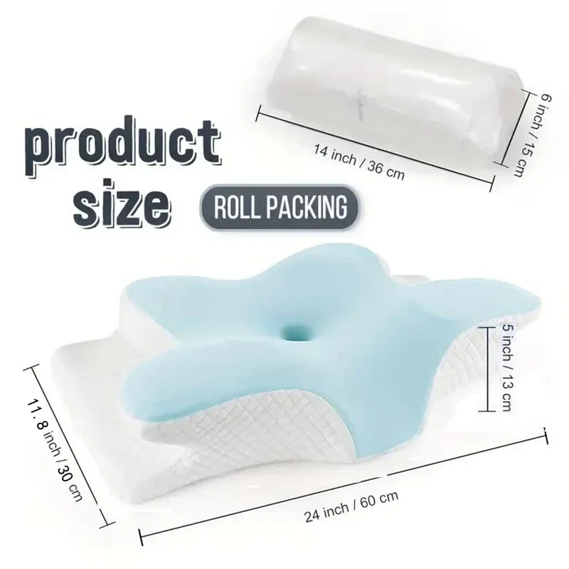 Skanto Skanto | Ergonomisches Schmetterlings-Memory-Schaum-Kissen
