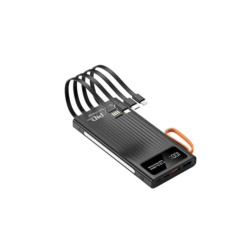 Tragbare Powerbank mit LCD-Bildschirm und Schnellladefunktion Skanto