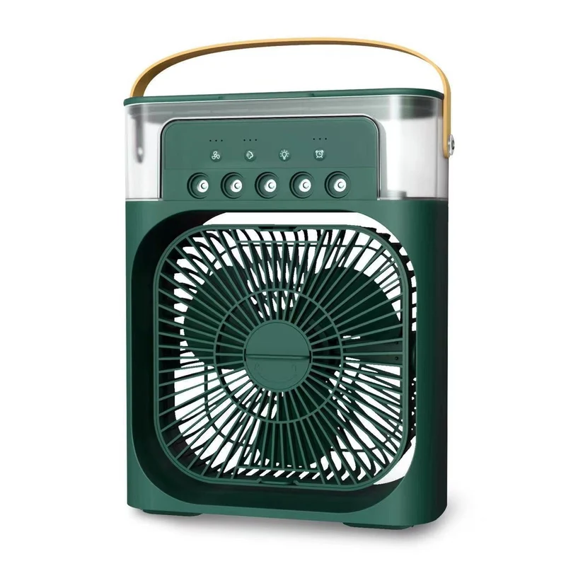 Unisex Tragbarer Luftkühler und Ventilator mit Wassertank, Nebelfunktion und Ledergriff Skanto