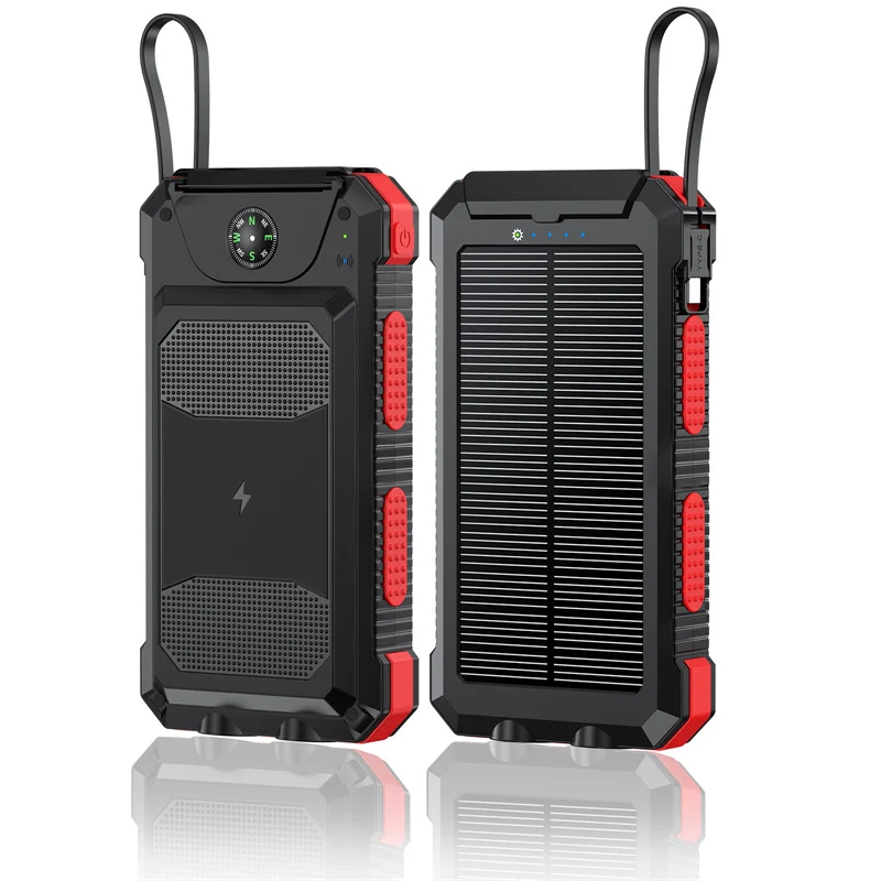 Wasserdichte Solar Powerbank mit integriertem Kompass Skanto