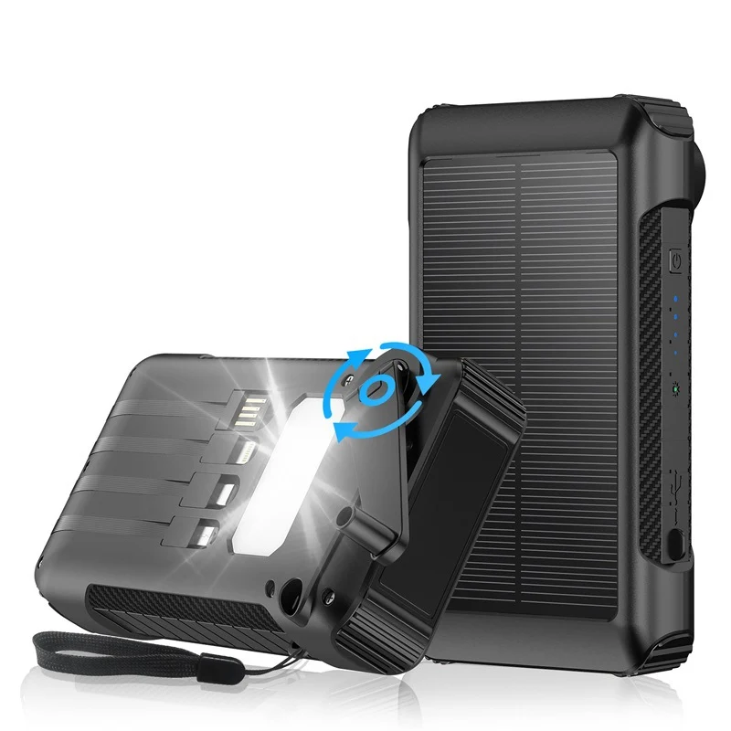 Solarladegerät mit integrierter Taschenlampe Skanto