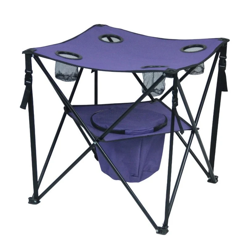 Campingtisch mit integrierten Getränkehaltern Skanto