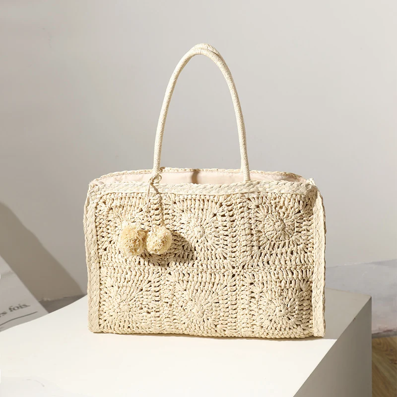 Handgemachte Makramee Strandtasche Skanto