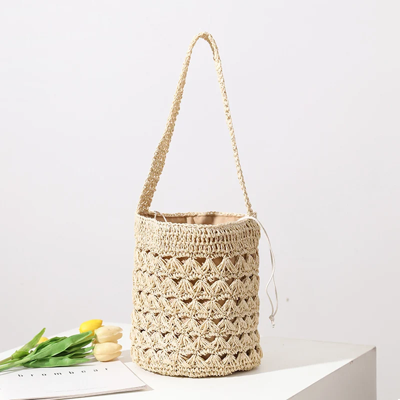 Handgemachte Makramee Shopper-Tasche Skanto