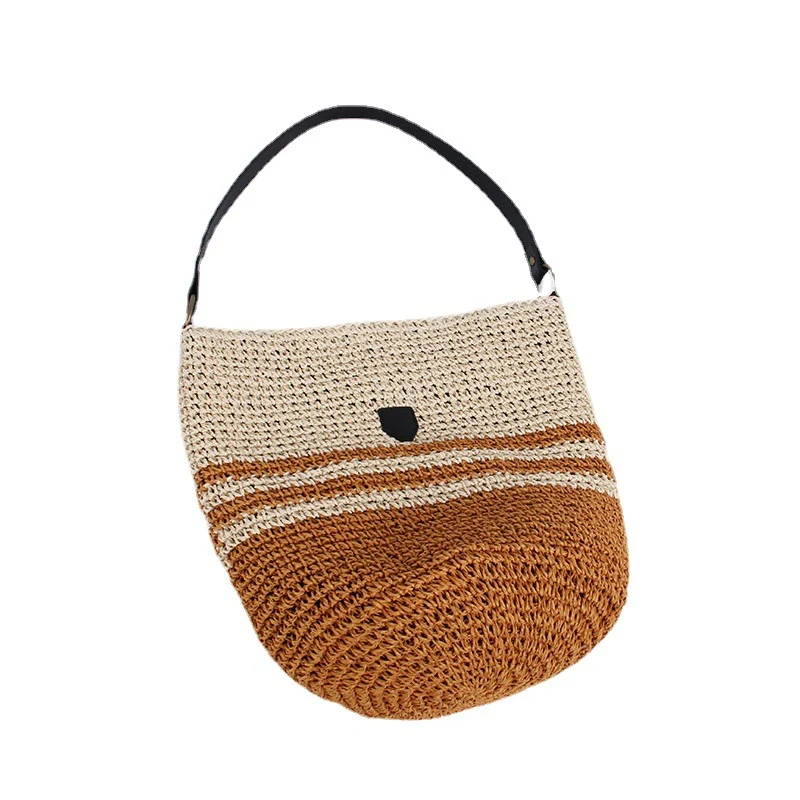 Geflochtene Schultertasche mit modischem Akzent Skanto