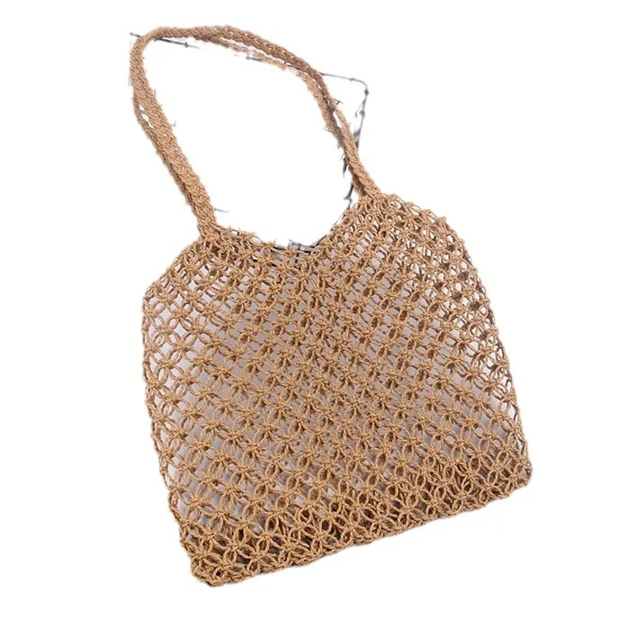 Strukturierte Rattan-Henkeltasche Skanto