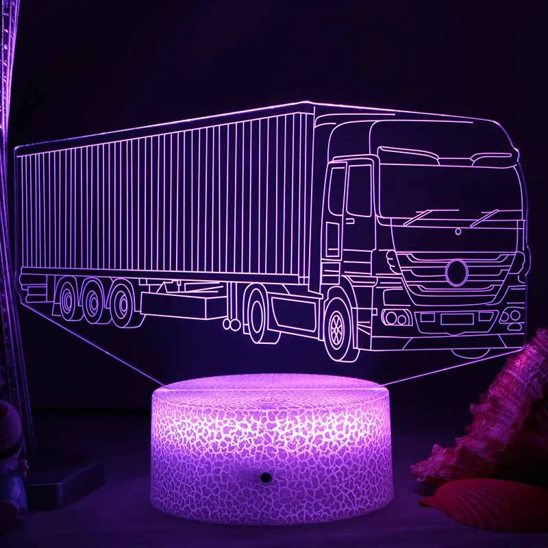 LED-Nachtlicht – 3D-Illusionslampe für Kinderzimmer, USB-Ladefunktion | Skanto