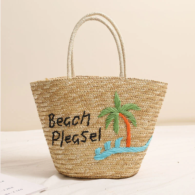 Strandtasche mit personalisierter Stickerei Skanto