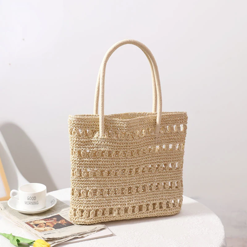 Stilvolle Rattan-Shopper-Tasche Skanto