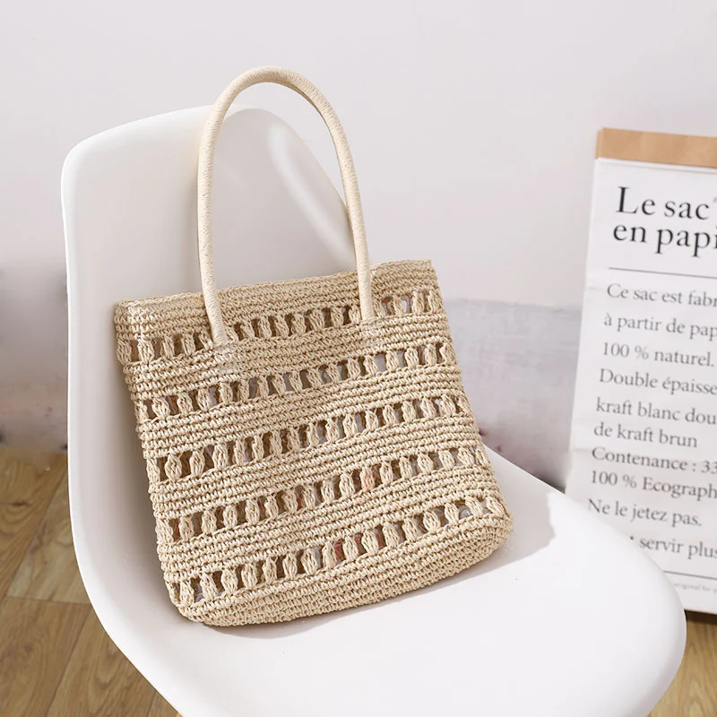 Stilvolle Rattan-Shopper-Tasche Skanto