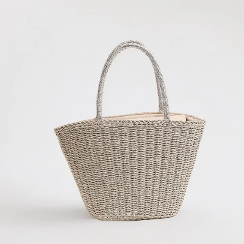 Handgemachte Korbtasche mit robusten Griffen Skanto
