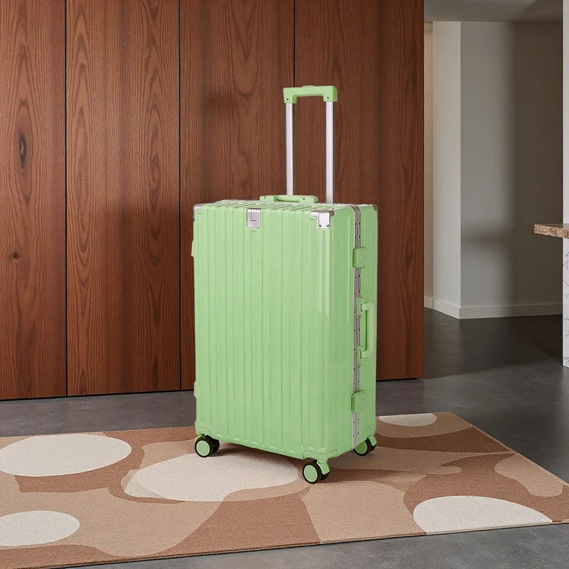 Unisex Robuster Hartschalen-Reisekoffer mit mehreren Rollen Skanto