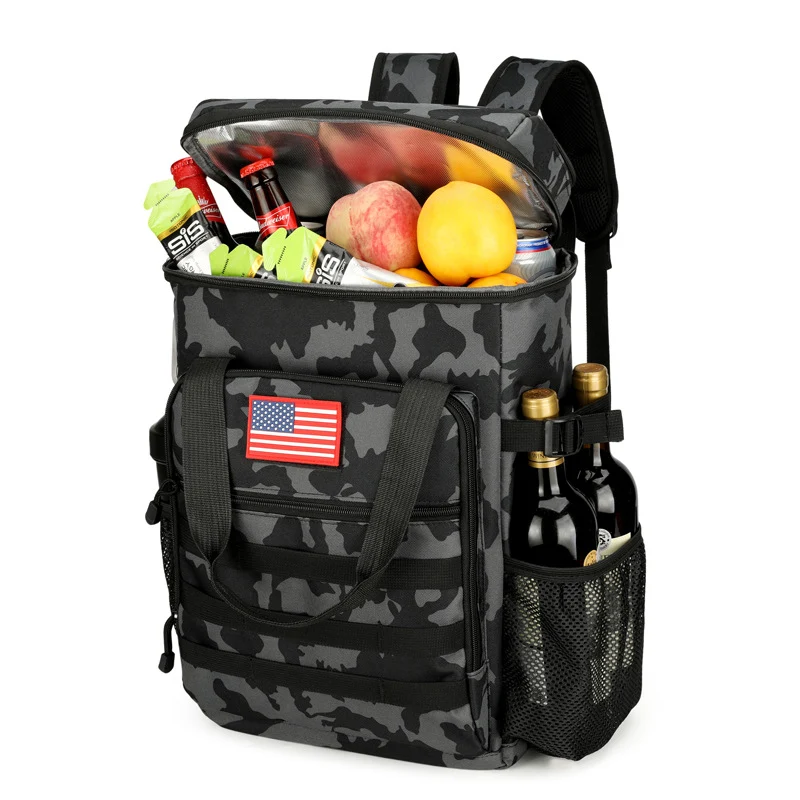 Unisex Skanto Tactical Kühlrucksack mit isoliertem Hauptfach, MOLLE-Fronttasche und gepolsterten Schultergurten