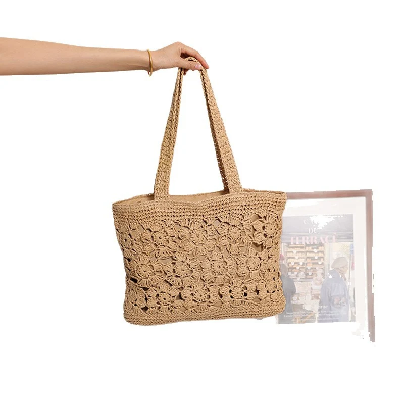 Praktische und stilvolle Häkelhandtasche Skanto