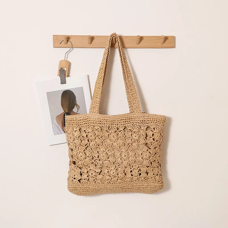 Praktische und stilvolle Häkelhandtasche Skanto