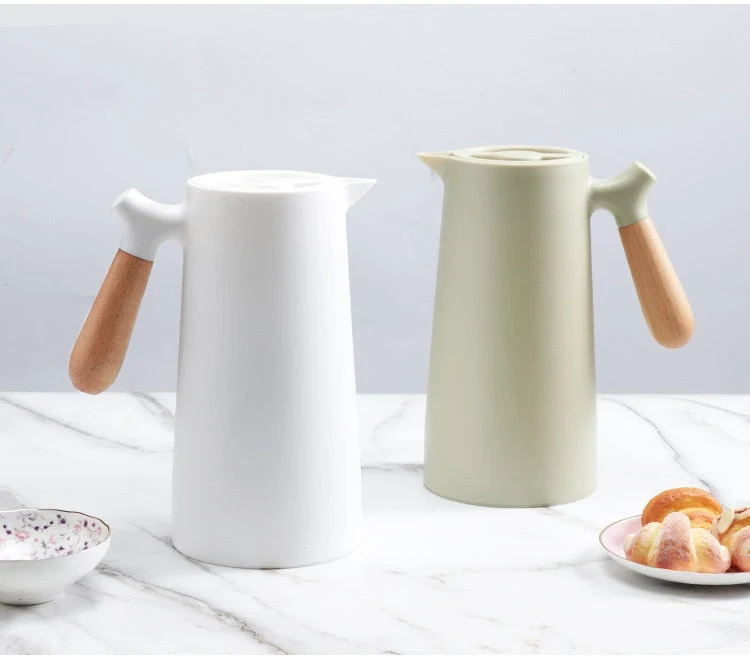 Elegante, minimalistische, matte Teekannen-Thermoskanne | Skanto