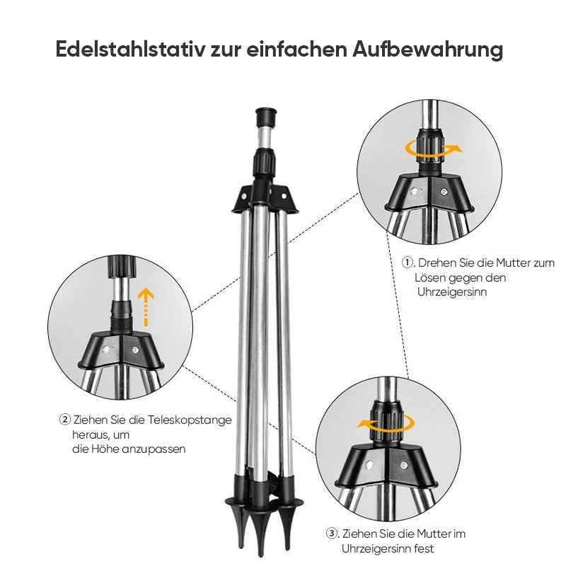 Automatischer rotierender Stativ-Sprinkler | Skanto
