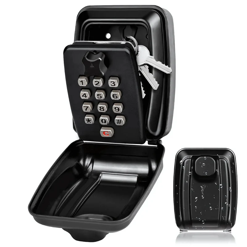 KeyGuard Outdoor-Safe – Wasserdichter Wand-Schlüsselkasten | Skanto