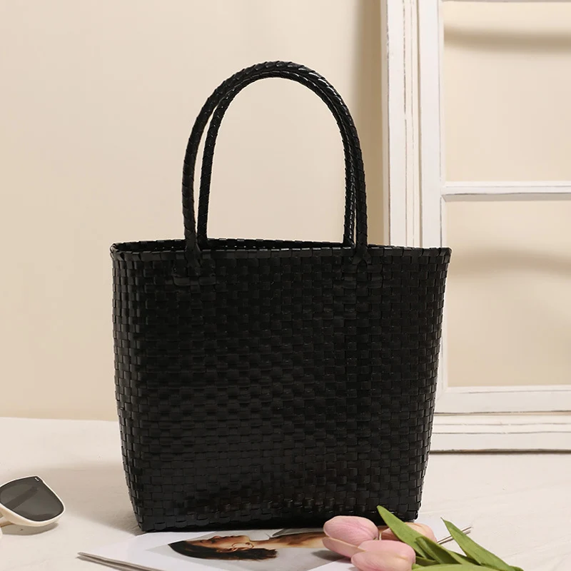 Geflochtene Freizeit-Shopper-Tasche Skanto