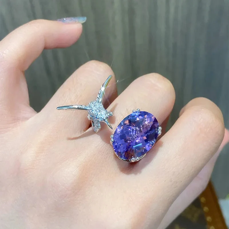 Skanto | Majestätischer Kolibri Edelsteinring