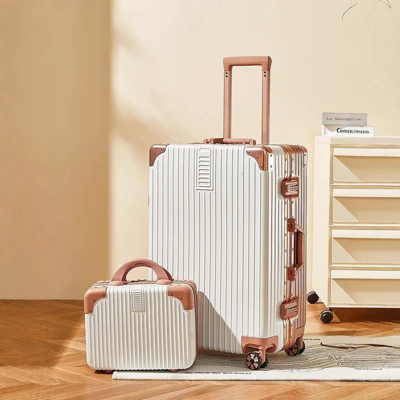 Unisex Premium Doppelschicht-Hartschalenkoffer-Set Skanto
