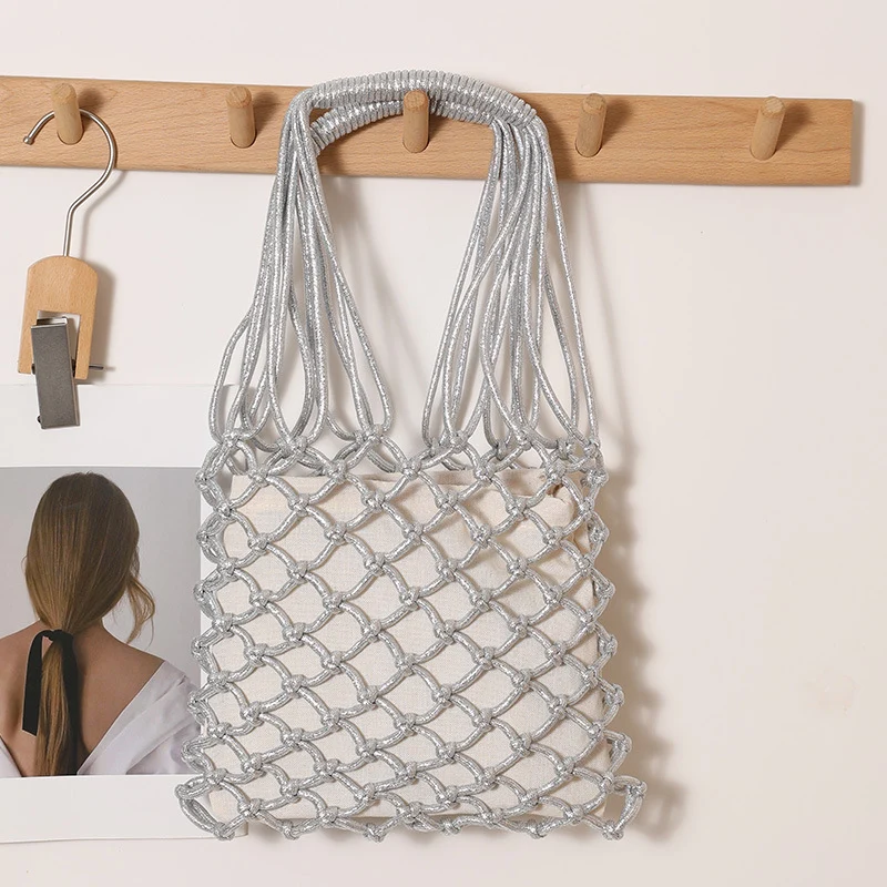 Elegante Netz-Tragetasche mit robusten Griffen Skanto