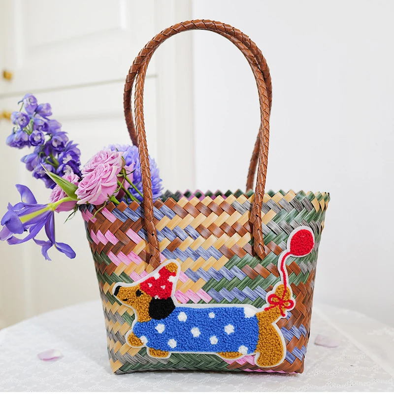 Handgewebte Strandtasche Skanto
