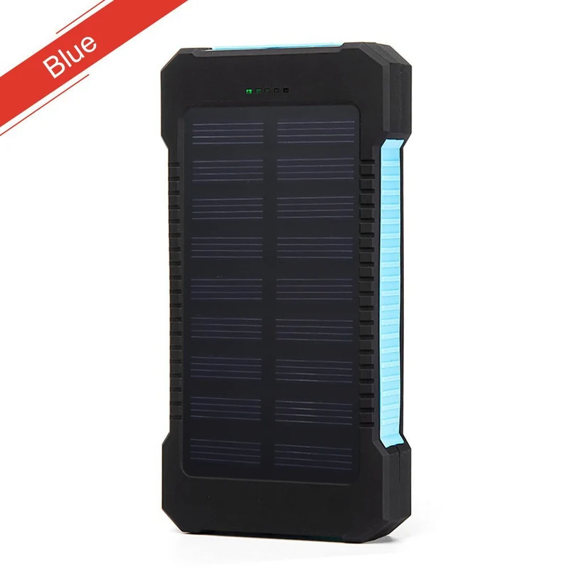 Solarbetriebene Powerbank mit integrierten LED-Leuchten und Kompass Skanto
