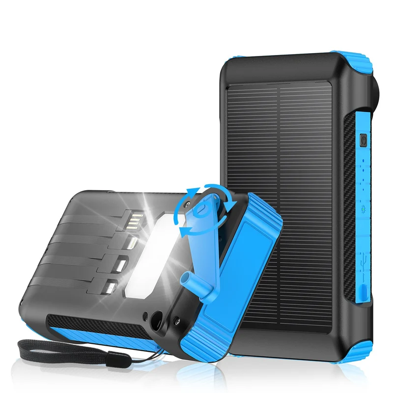 Solar-Powerbank mit Schnellladefunktion Skanto