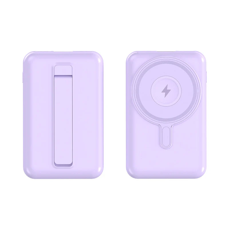 Kompakte magnetische Powerbank mit Standfunktion Skanto