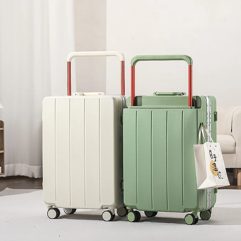 Unisex Leichter Reisekoffer mit Teleskopgriff Skanto