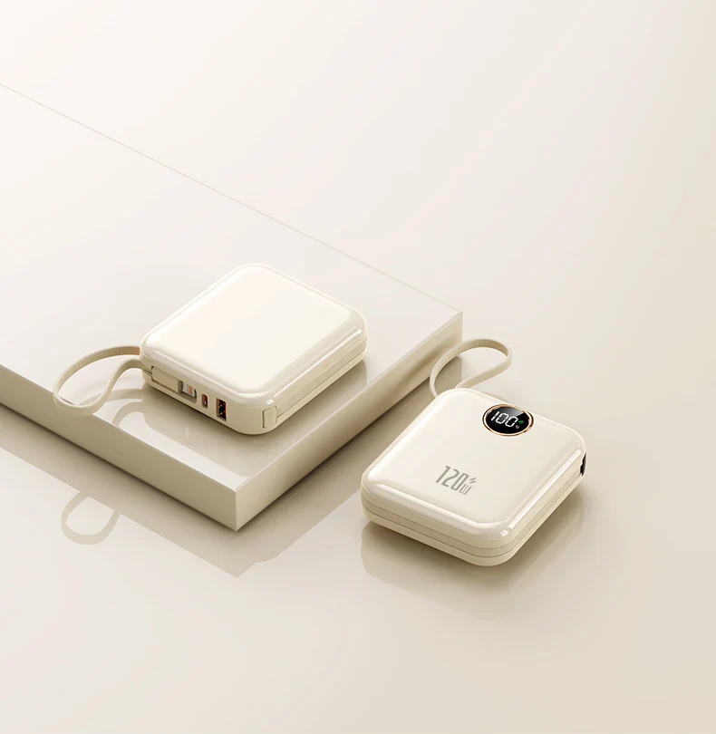 Tragbare Powerbank mit Digitalanzeige und hoher Kapazität Skanto