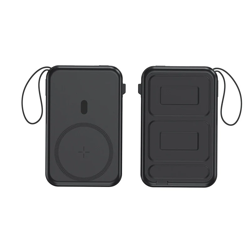 Tragbare kabellose Powerbank mit integriertem Ladepad Skanto