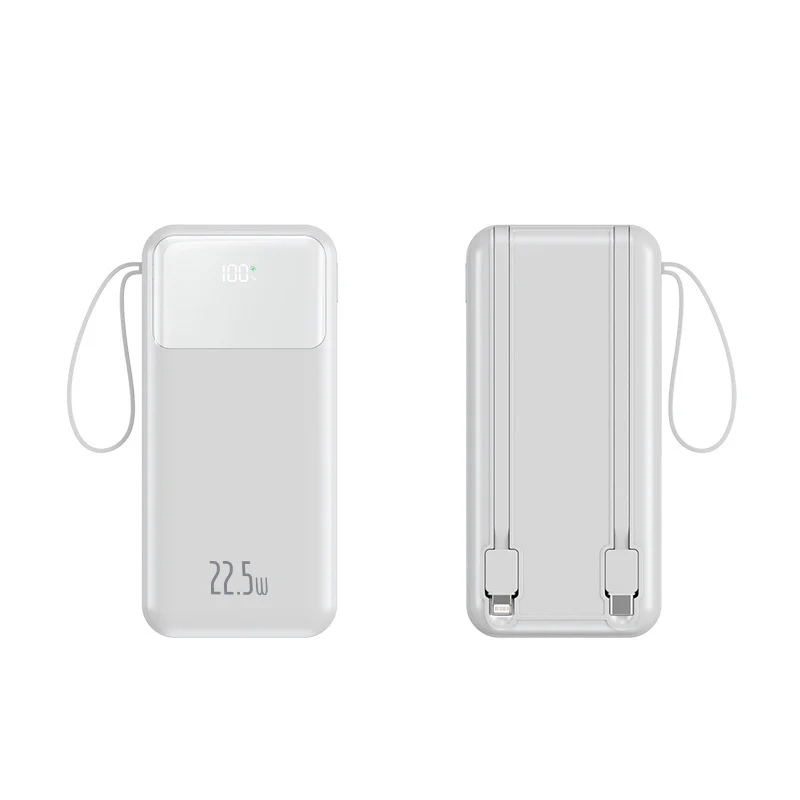 Tragbare Powerbank mit extra Handschlaufe und smartem LED-Display Skanto