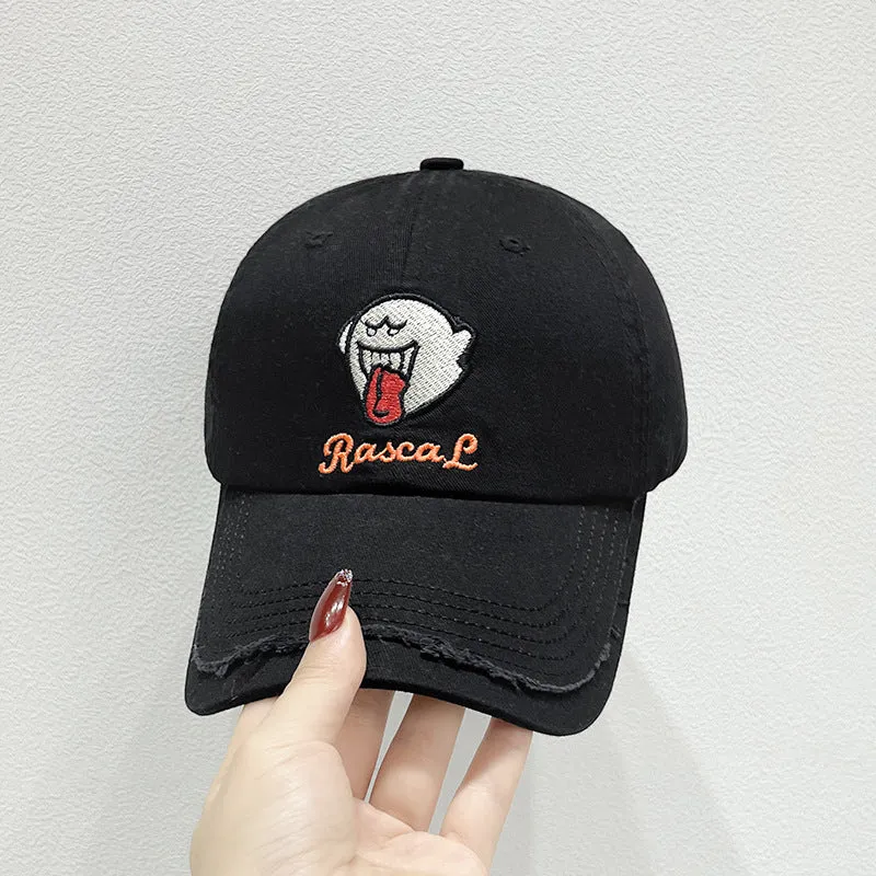 Unisex Bestickte Kappe mit lustigem Charakter Skanto