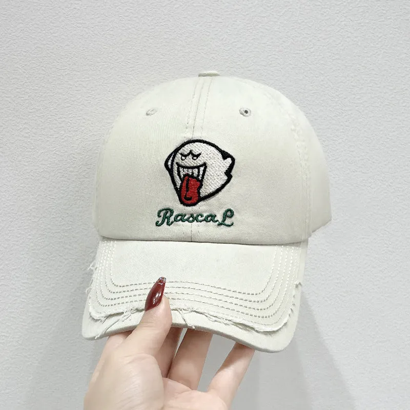 Unisex Bestickte Kappe mit lustigem Charakter Skanto