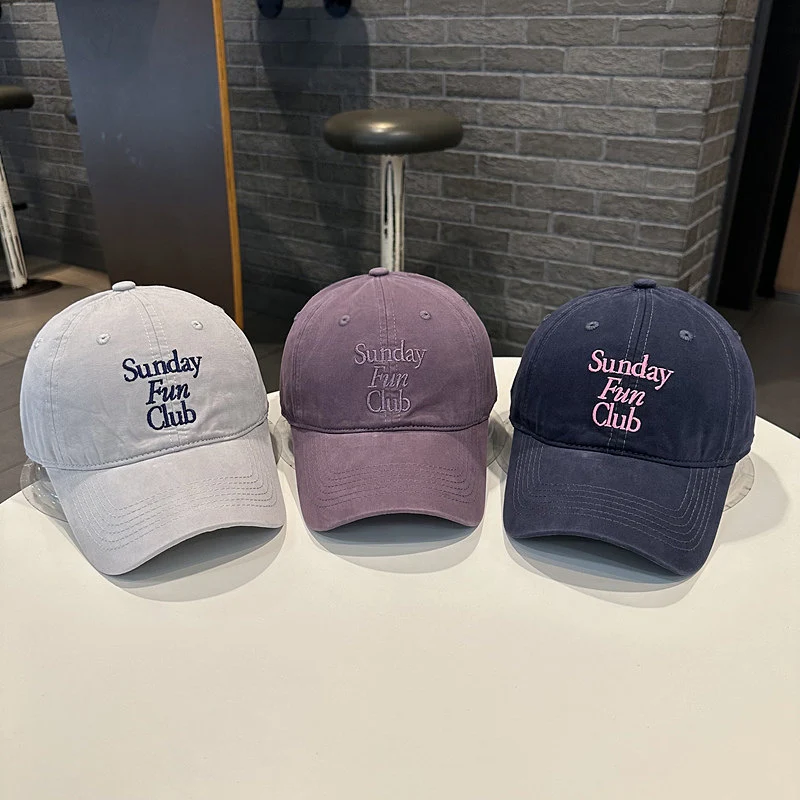 Unisex Bestickte Baumwoll-Baseballkappe Skanto