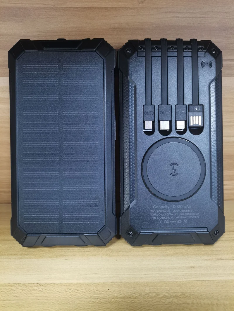 Powerbank mit solarbetriebenem Schnellladegerät Skanto