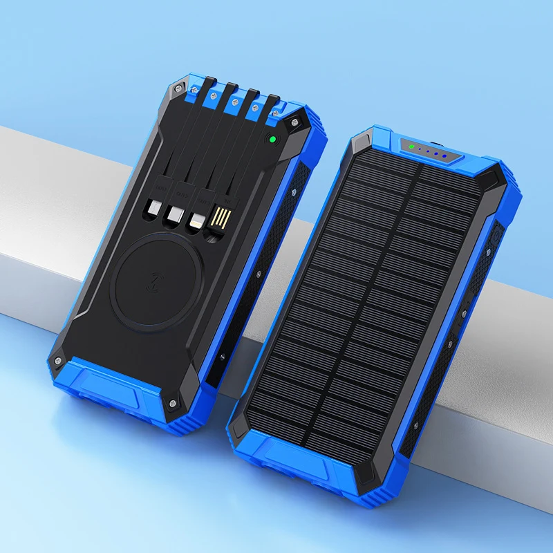 Powerbank mit solarbetriebenem Schnellladegerät Skanto