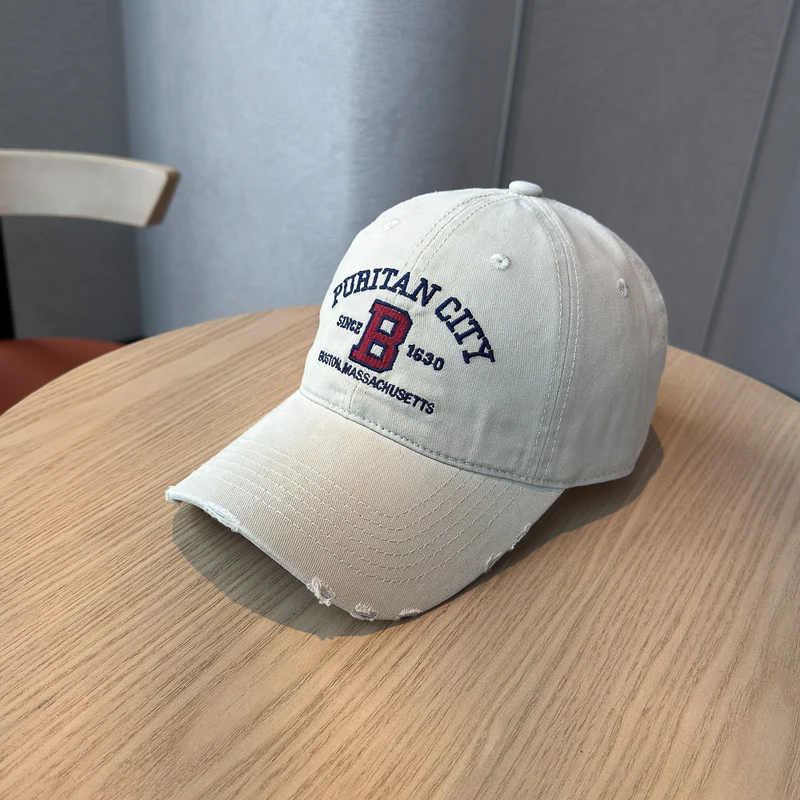 Herren Baumwoll-Baseballkappe im Used-Look Skanto 1784270269