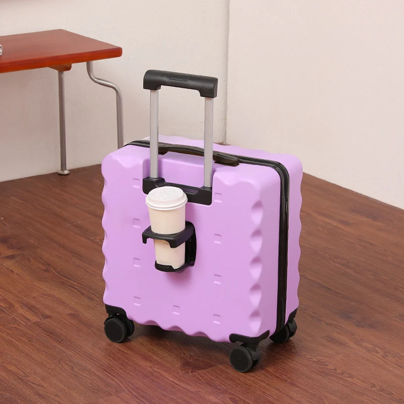 Unisex Innovativer strukturierter Handgepäck-Spinner-Koffer Skanto