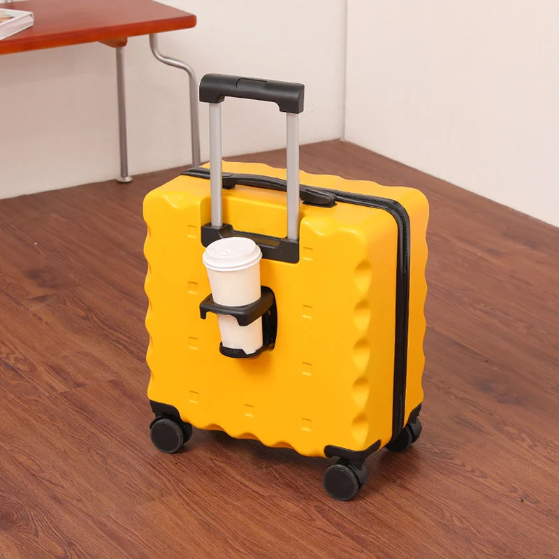 Unisex Innovativer strukturierter Handgepäck-Spinner-Koffer Skanto