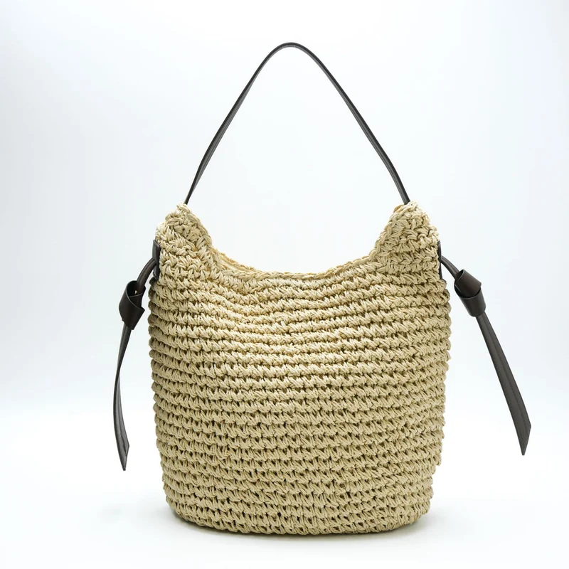 Handtasche aus hochwertigem Naturmaterial mit weichem Griff Skanto