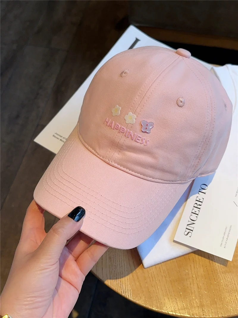 Bestickte Baseballkappe für Damen mit Glücksmotiv Skanto