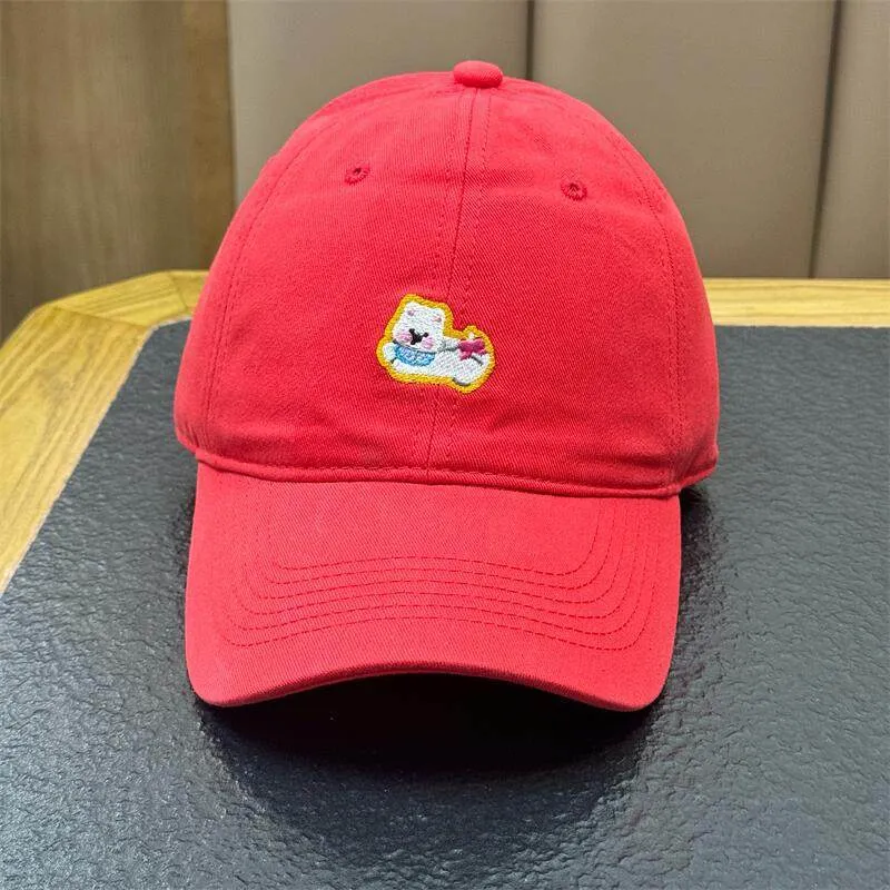 Bestickte Baseballkappe für Damen mit lustigem Charakter Skanto