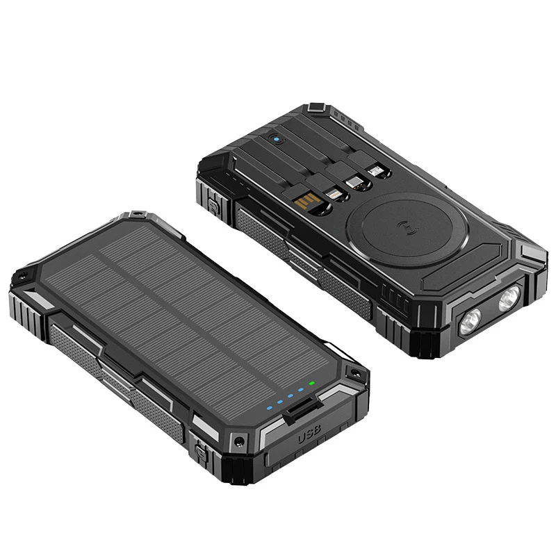 Robuste Solar-Powerbank mit Multi-Port Skanto