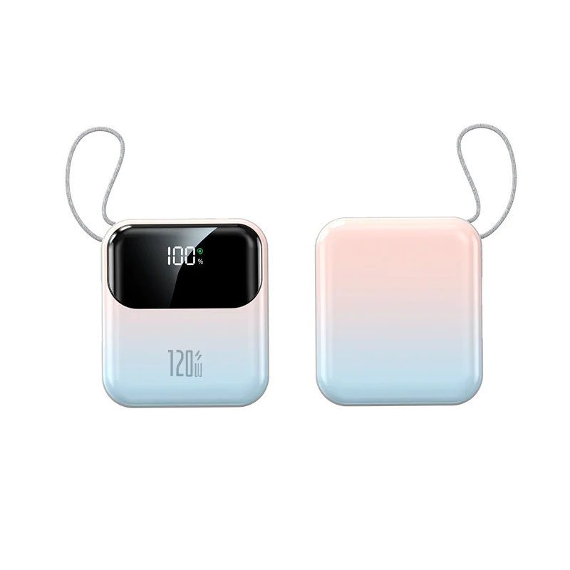 Tragbare Powerbank mit digitalem LCD-Display und stabiler Schnellladefunktion Skanto